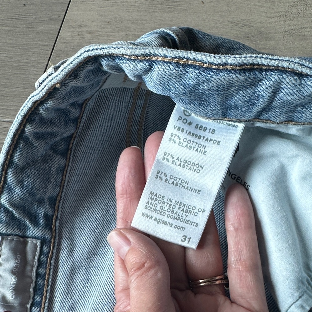 AG Adriano Goldschmied Saige High Rise straight jeans - Picture 4 of 7